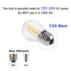 OPALRAY DC 12V Low Voltage LED Mini Globe Bulb, 4W