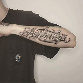 High-Quality Temporary Tattoos – Full-Arm, Waterproof, and Real Look - Specification: SET C