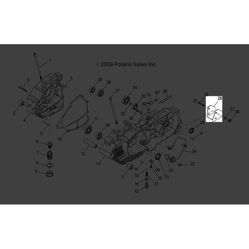 Polaris BRKT-MOTOR MOUNT
