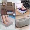 MUFUSHAN Footrest Air Cushion Foot Pillow for Car Airplane Travel