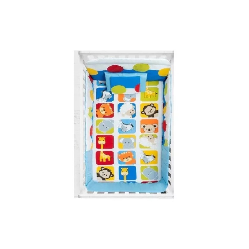 BabyBaby Juego De Edredón 6 Piezas Para Cuna Baby Jungle