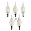 OPALRAY Low Voltage 12V LED Candelabra Bulb, 2W Dimmable with