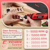 SHALL 8V Cordless Rotary Tool Kit, Lightweight 2.5 Ah Battery