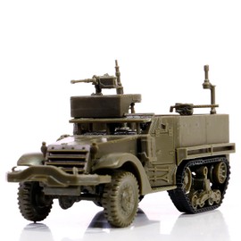 Forces of Valor 1:72 US M3A1 Halbkette Normandie 1944 - Standmodell, Modellbau, Diorama Modell, Militär Modellbau, Plastik Bausatz