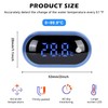 Hsthe Sea Fish Tank Thermometer with Touch Screen Function LED