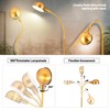MHYFYH Adjustable LED Floor Lamp with Flexible Gooseneck, Rotatable Shade,