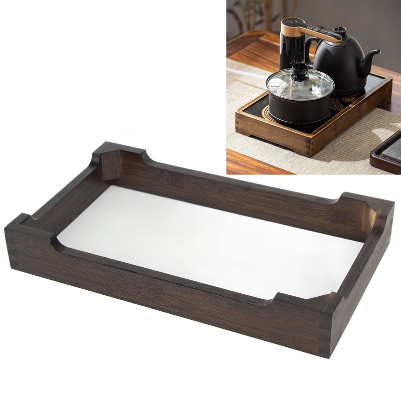 Induction Cooker Wood Frame Minimalist Stable Embedded Electric Tea Stove