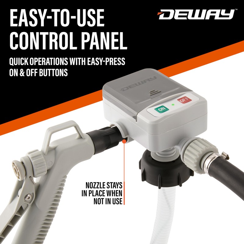 DeWay Fuel Transfer Pump for Gas Can with Manual Hand