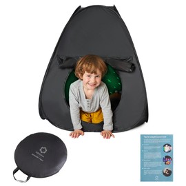 Sensory Tent | Calm Corner to Play and Relax | Toys for Autistic Children | Helps with Autism, SPD, Anxiety & Improve Focus | Black Out Sensory Tents for Autistic Children | Small