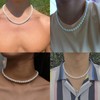 Halora 6/8 mm Pearl Necklace Men Women Pearl Choker Necklace