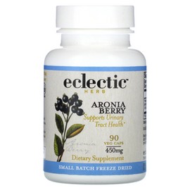 Eclectic Institute Aronia 450 mg 90 Veggie Caps Dairy-Free, Gain-Free, Kosher,
