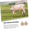 Kisangel Elegant Bell Brass Bells for Pet Collar Dog Cattle