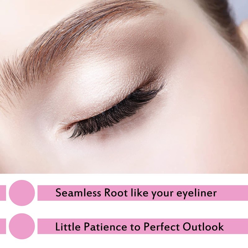 Cluster Eyelashes, Pack of 72 Eyelash Clusters, DIY Eyelash Extensions,