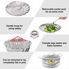 Zocy Steamer Basket, Stainless Steel Vegetable Steam Baskets for Steaming