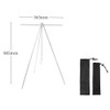 Outdoor Portable Aluminum Alloy Hung Tripod Camping Picnic Pot Hung