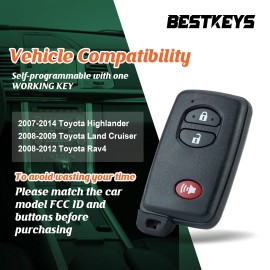 AUTOKEYMAX DIY Car Remote Pairing Programmer for 2008-2012 Toyota Rav4  HYQ14AAB 0140