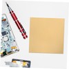 VILLFUL 2pcs Brass Plate Set for DIY Crafts Models Electrical