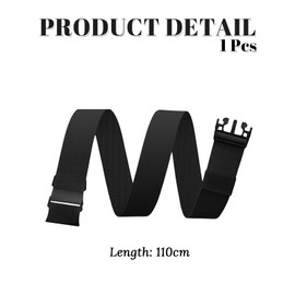 CVNRCLP Mens Elastic Stretch Work Belt Unisex Adventure Web Sports Belt with Metal Free Buckle Adjustable Belts for Women Men