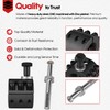 Upgraded Steering Stabilizer Tie Rod Clamp (1-1/2" OD Tube) with