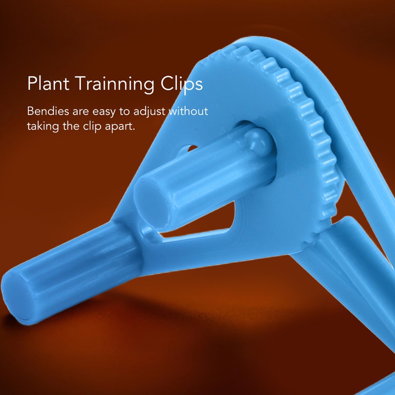 50 Packs Plant Support Clip Branch Reusable Adjustable Stem Trainer