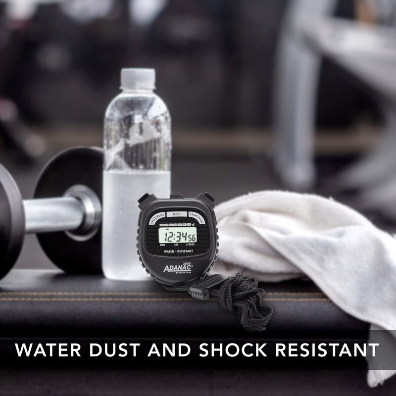 MARATHON Adanac 3000 Digital Stopwatch Timer with Extra Large Display