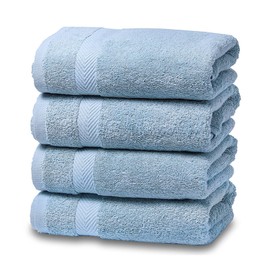 Bath Towels 4070 Papel Towel Premium Set is Suitable for Bathroom SPA High Water Absorption Rate Soft and Non-Fading Four Towel Gift (ColorD) (F)     
