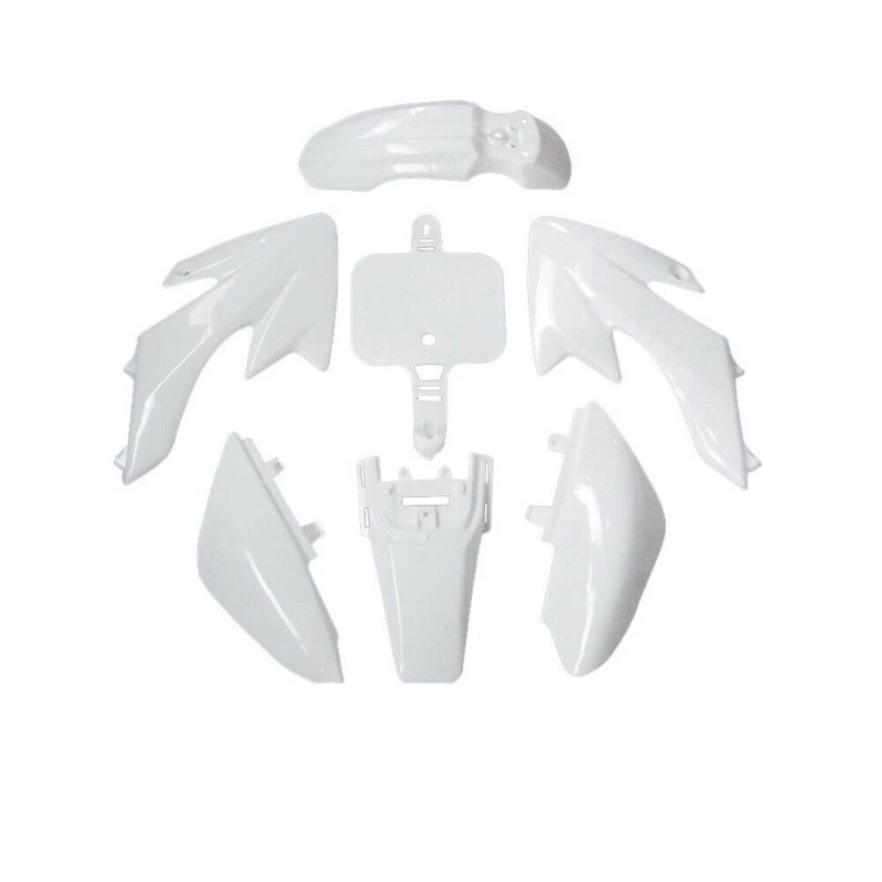 PCC White Plastic Fender Kit for Honda XR50 CRF50 Pit
