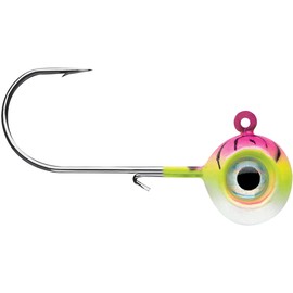 VMC Neon Moon Eye Jig 1/32 Pink Fire UV, Multi, One Size (NME132-PFU)