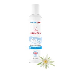 GermaCare Baby Shampoo 200ml with Organic Edelweiss from the Alps, pH 5.5, Dermatologists Rated "Very Good"