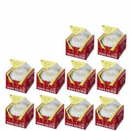 Bulk KWF-185 KWF-185 Wave Type Filters for 2 to 4 People, Oxygen Bleaching ORIGAMI Origami Dripper Medium Size (Coffee Filters, 50 Count x 10 Pack)