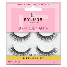 Ailure 에일루어 프리글루드 위스피 라이트 텍스처 속눈썹, No.117, 트윈 [1 Count (Pack of 3)] Ailuro Pre-Glued Wispy Light Texture Eyelashes, No.117, Twin [1 Count (Pack of 3)]