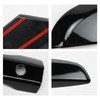 Anlseiod Side Mirror Cover Cap + Door Handle Covers Kit