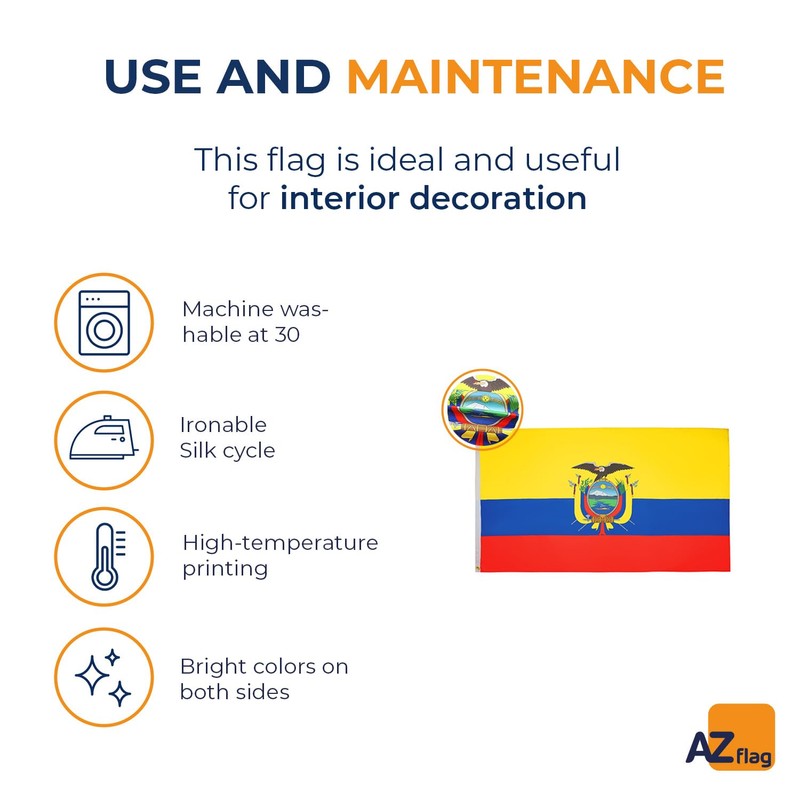 Ecuador Flag 3' x 5' - Ecuadorian flags 90 x