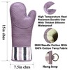 RED LMLDETA Heat Resistant 550 Degree Oven mitt, Silicone Oven