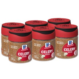 McCormick Celery Seed 0.95 Ounce Pack of 6 Non GMO for Grilling and Cooking