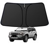 for Land Cruiser 1998-2025 Sun Shade Windshield, Custom Fit Foldable
