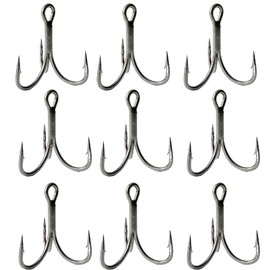 FOX PREDATOR Treble Hooks for Pike Deadbaiting and Lure - BARBED SEMI BARBLESS Size 2 4 6 8 (Barbed, 2)