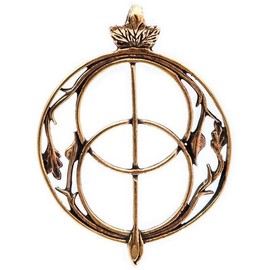 Windalf Chalice Jewellery Pendant Diameter 3.3 cm Lucky Charm Amulet Avalon Celtic Jewellery Bronze, Bronze, No gemstone.