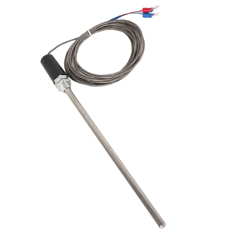 M12 Probe Thermocouple PT100 Stainless Steel Temperature Sensor Probe 200mm