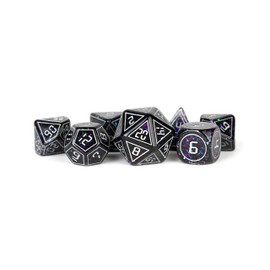 FanRoll 16mm Resin Poly DND Dice Set: Framed Void, Role Playing Game Dice for Dungeons and Dragons