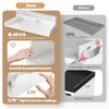 Corbyles 2-Tier Washer Dryer Countertop with 2.75"H Edge Rails, 54"