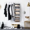 Simple Houseware 5 Shelf Hanging Closet Organizer, Gray