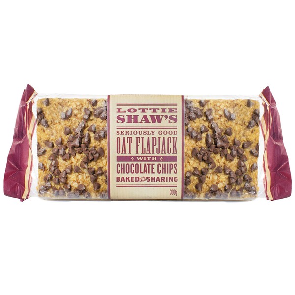 Lottie Shaw's Oat Flapjack with Chocolate Chips, 300g