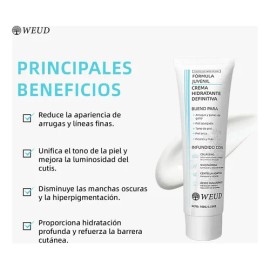 Weud Crema Hidratante Facial Reparadora Colágeno 100g
