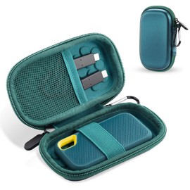 Travel Bag for SanDisk Extreme Pro/SanDisk Extreme Portable External SSD 500GB 1TB 2TB Portable Hard Drive Protective Case Storage Case (Green)