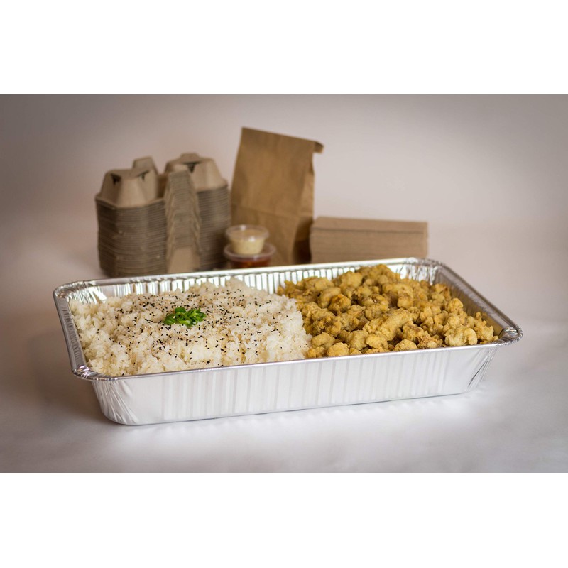 Karat 21x13 Aluminum Pans - Full Size Deep Steam Table