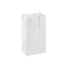 Concession Essentials - 4lb White Paper Bag - 125 Count