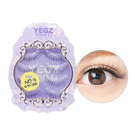 LASGOOS Fake Eyelashes Natural Look False Eye Lashes Daily Strip Cross Clear Band 4-6mm Cross Lashes Invisible band Lash for Wedding Daily Work Eye Makeup 4 Pairs N03