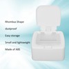 Cotton Pad Container, Household Diamond Shape Lightweight Cotton Pad Storage