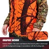 Volein Blaze Orange Camo Hunting Vest, Lightweight, Zipper Closure, M